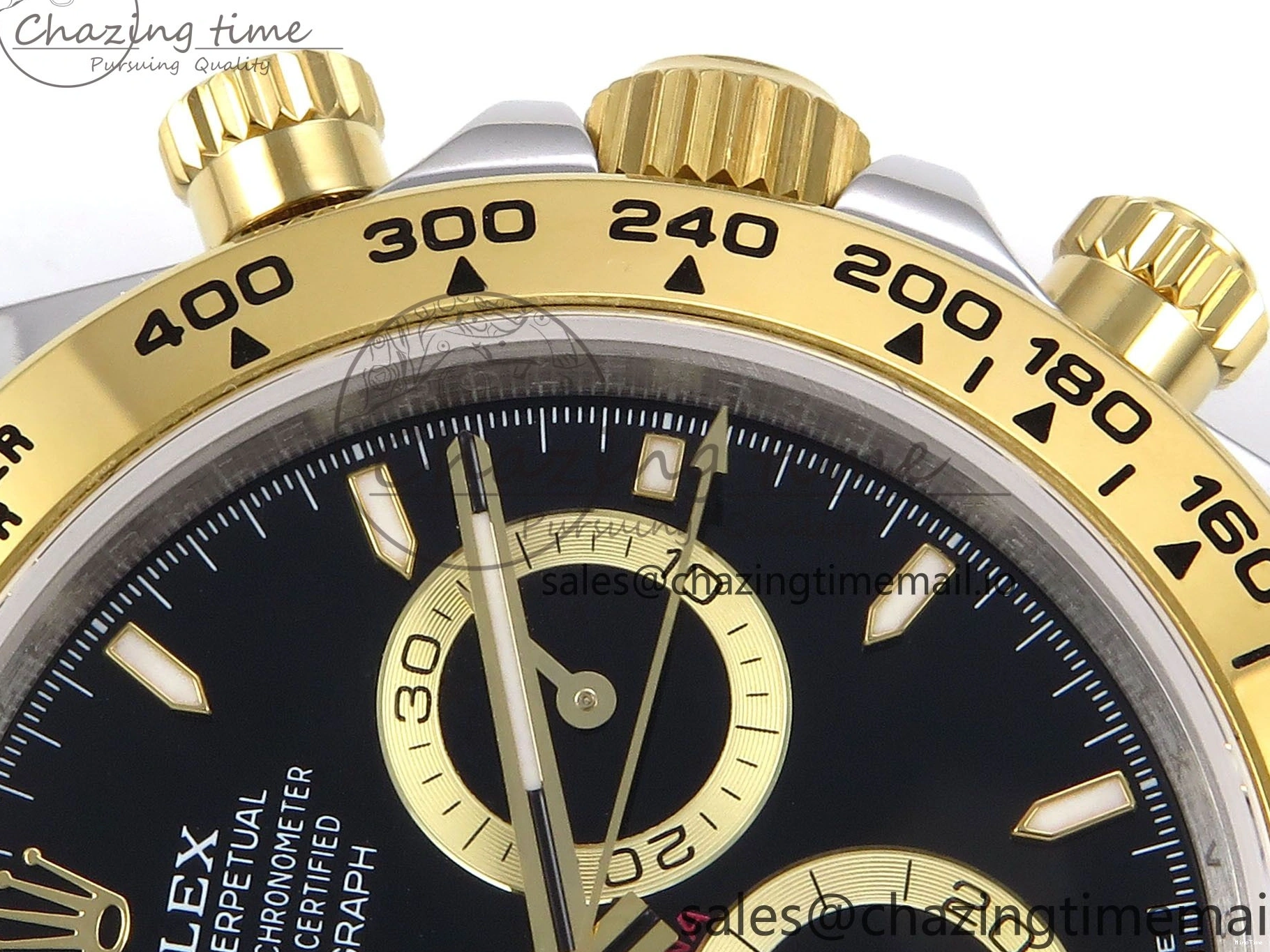 MiroTime 0128 Daytona 126503 QF 1:1 Best Edition Black Dial on SS YG Braclet SH4131 V TechFriendly 1273